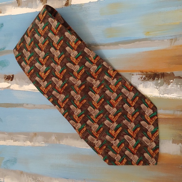 USA Made J. Garcia Tree Trunk Tie - Picture 2 of 4